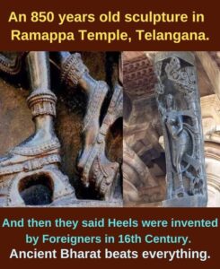 An 850 years old sculpture in Ramappa Temple, Telangana